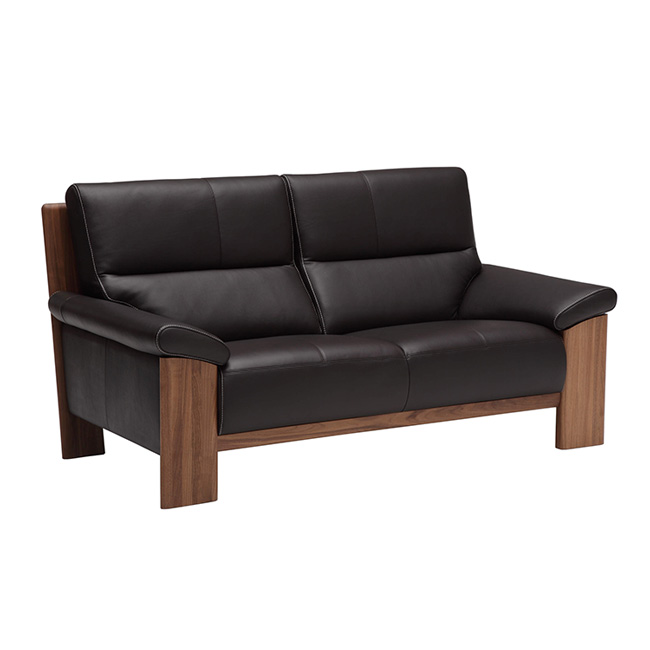 2人掛ソファ ZU4862 ビターブラウン ウォールナットナチュラル 通販