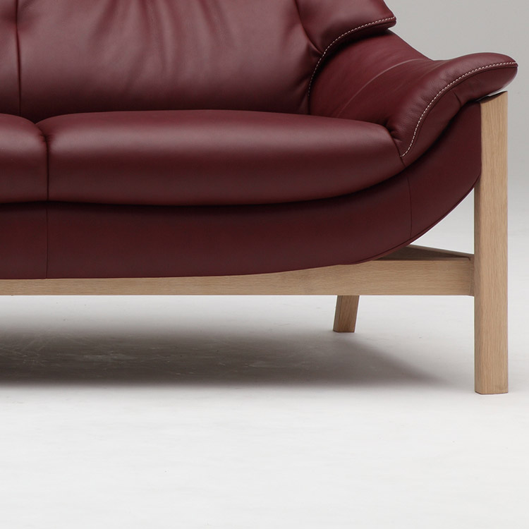 3人掛ソファ UU6203 ブラウン ピュアオーク通販 | 【公式】カリモク