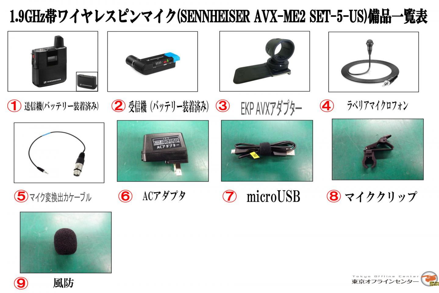 SENNHEISER AVX-ME2 SET-5-US(1.9GHz帯ワイヤレスピンマイク)｜撮影