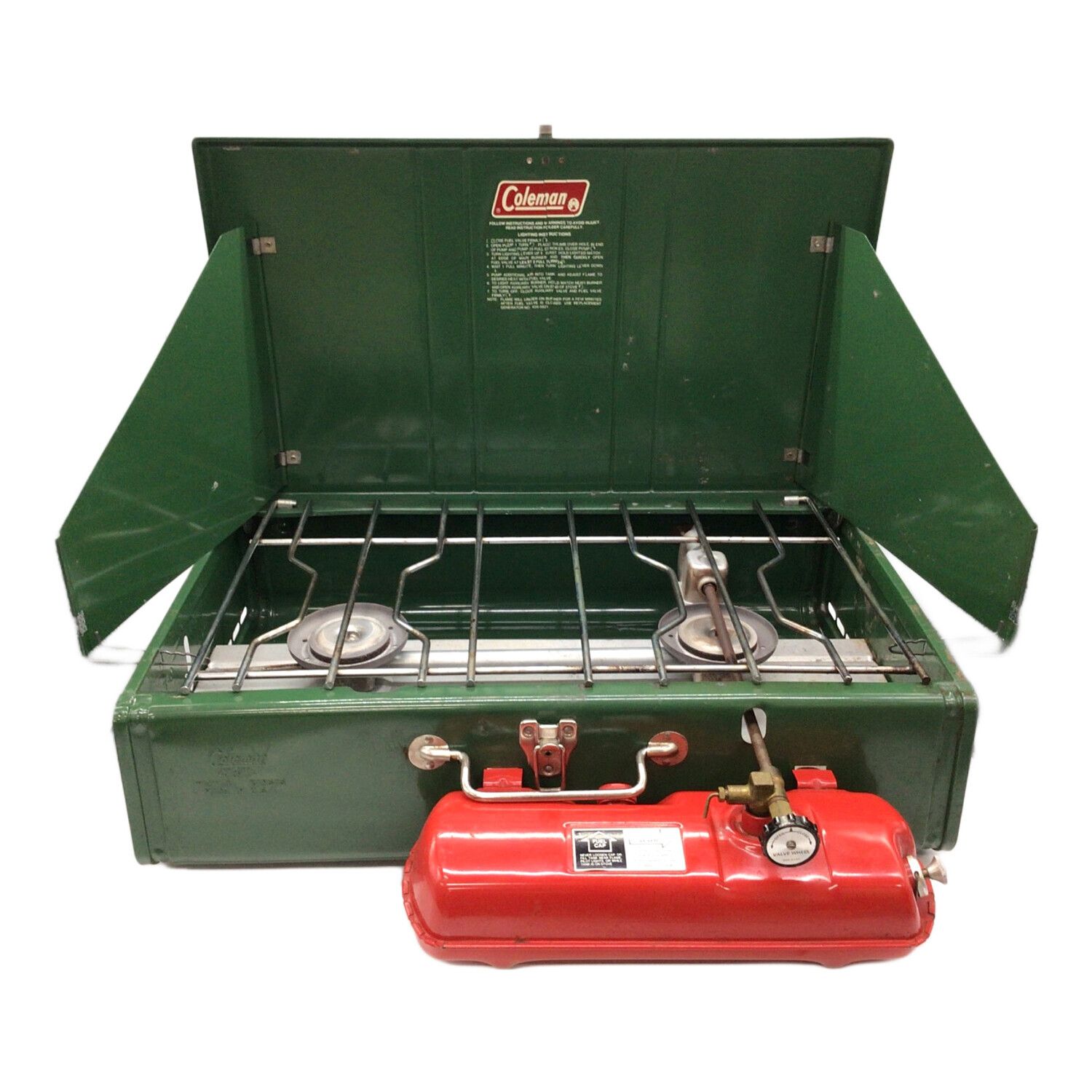 Coleman (コールマン) ガソリンツーバーナー 初期型 モデル刻印
