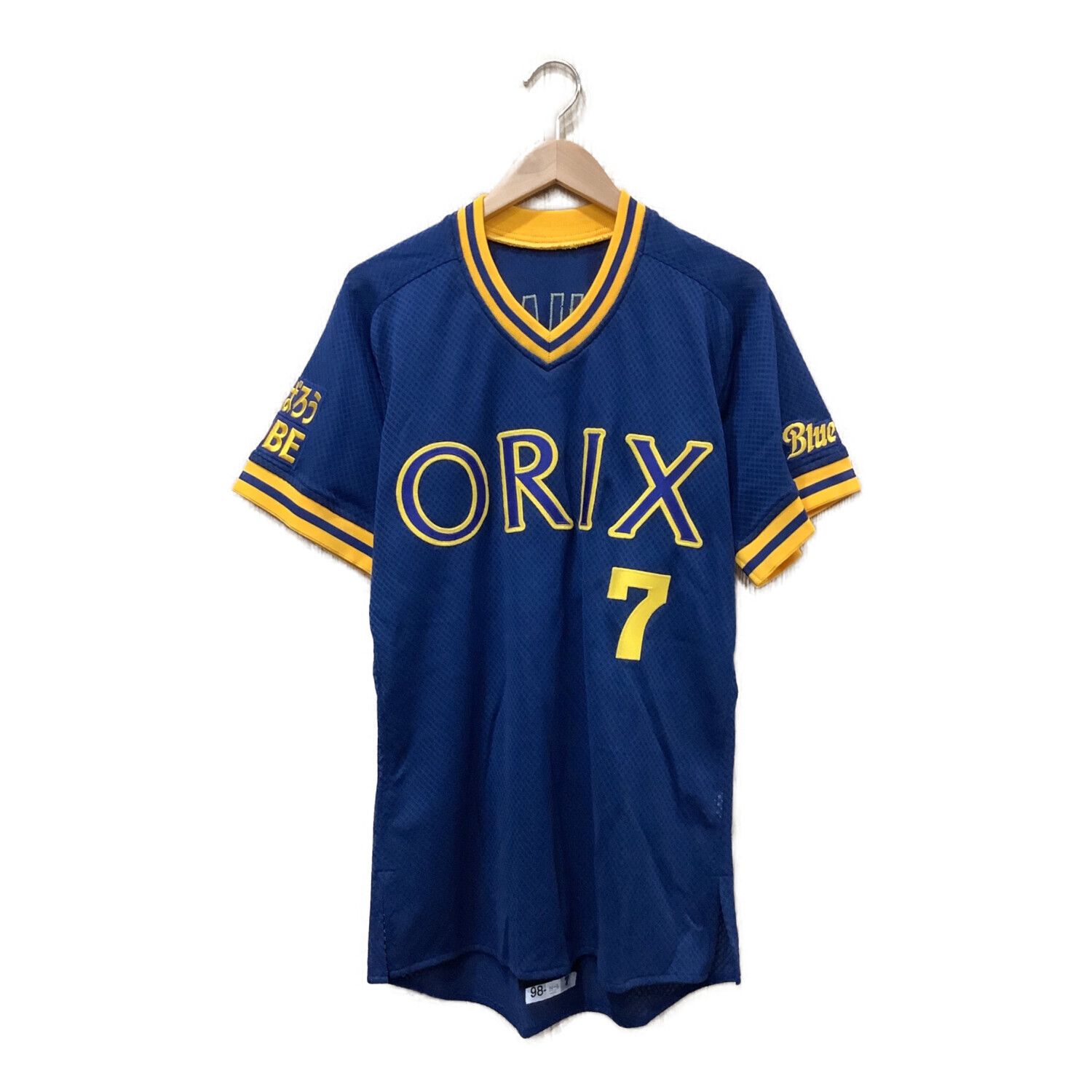 オリックス・ブルーウェーブ 復刻選手ユニフォーム【7】福本豊 Lサイズ