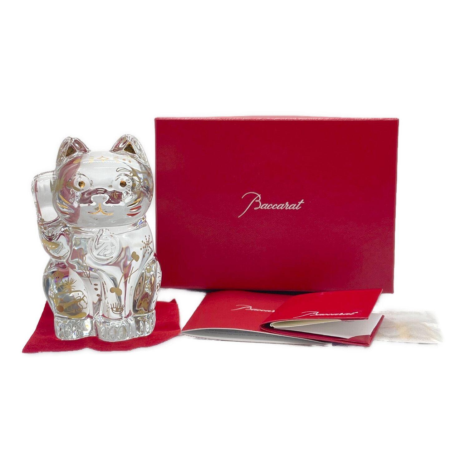 Baccarat (バカラ) 招き猫オブジェ ファウナクリストポリス ハイメ