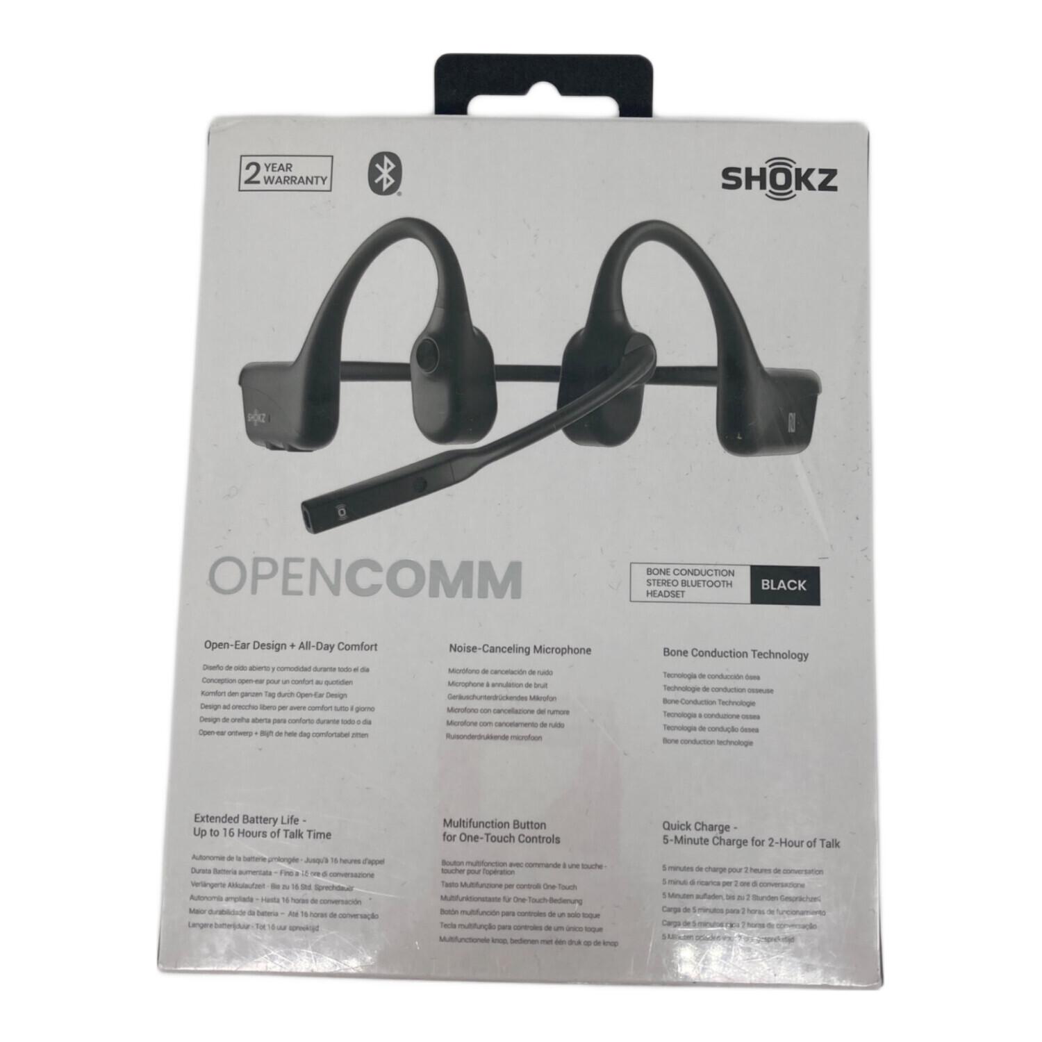 SHOKZ (ショックス) 骨伝導ステレオヘッドセット ライン:OpenComm C102