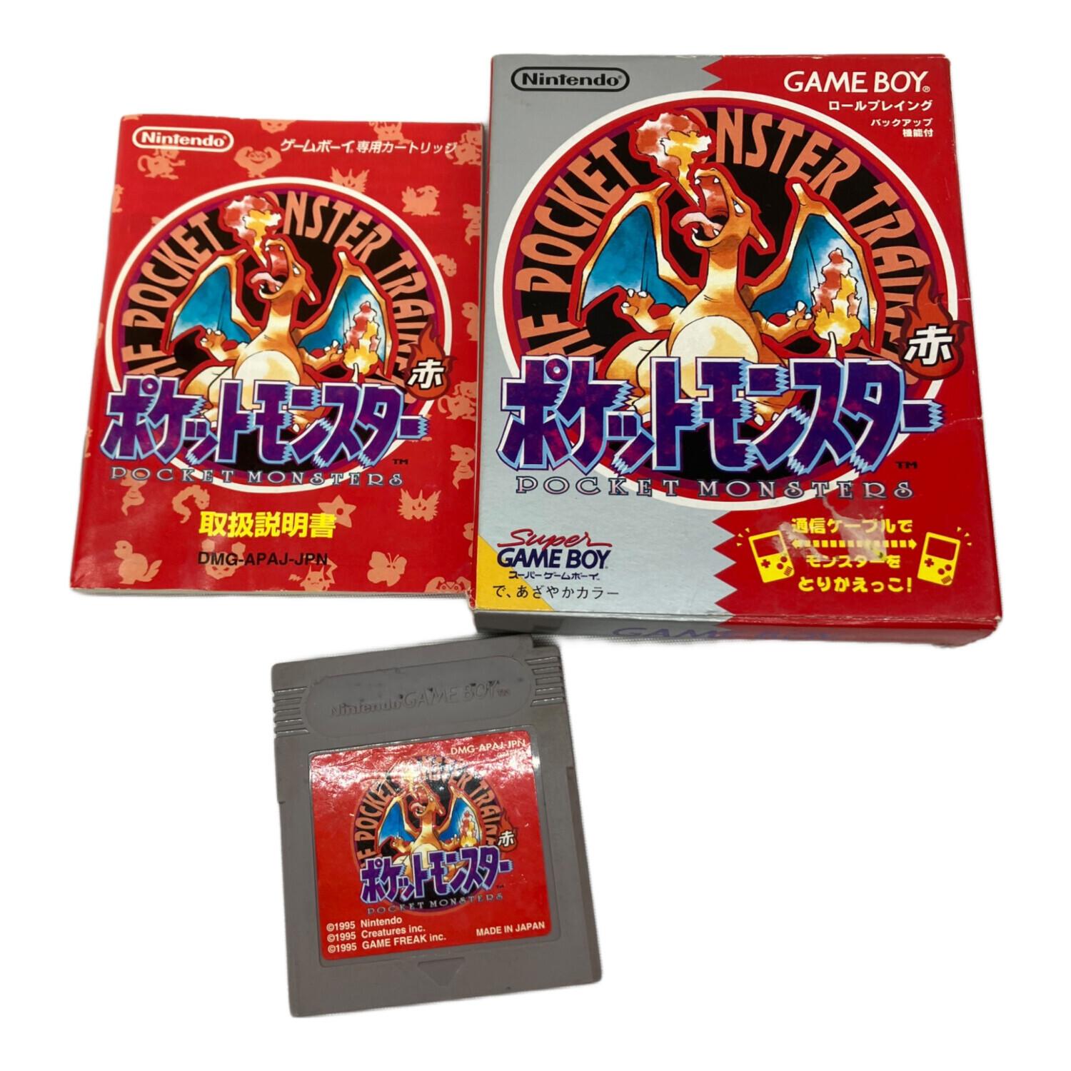 ポケットモンスター赤 ゲームボーイ用ソフト -｜トレファクONLINE