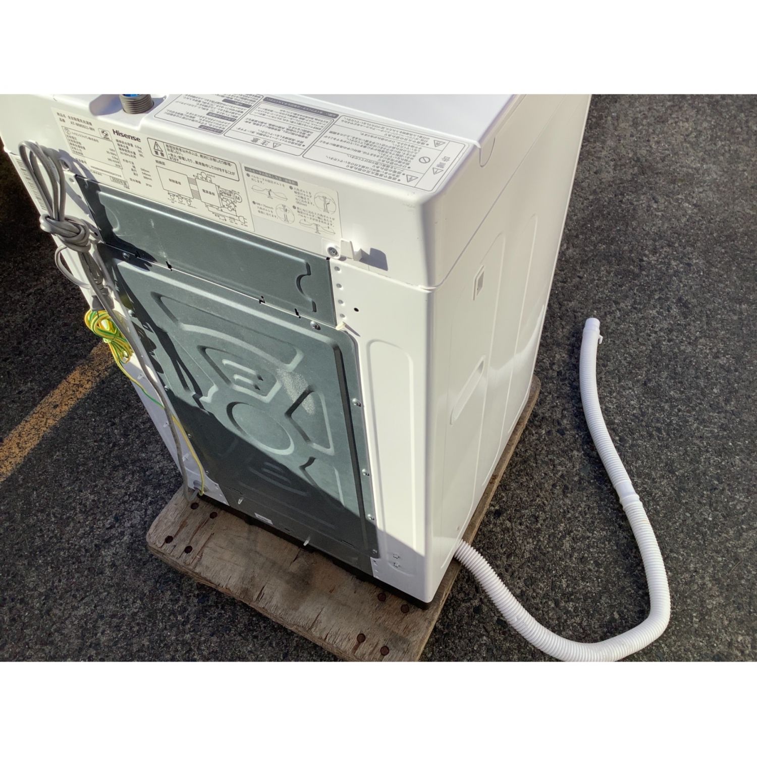Hisense (ハイセンス) 全自動洗濯機 5.5kg AT-WM5511-WH 2020年製 50Hz
