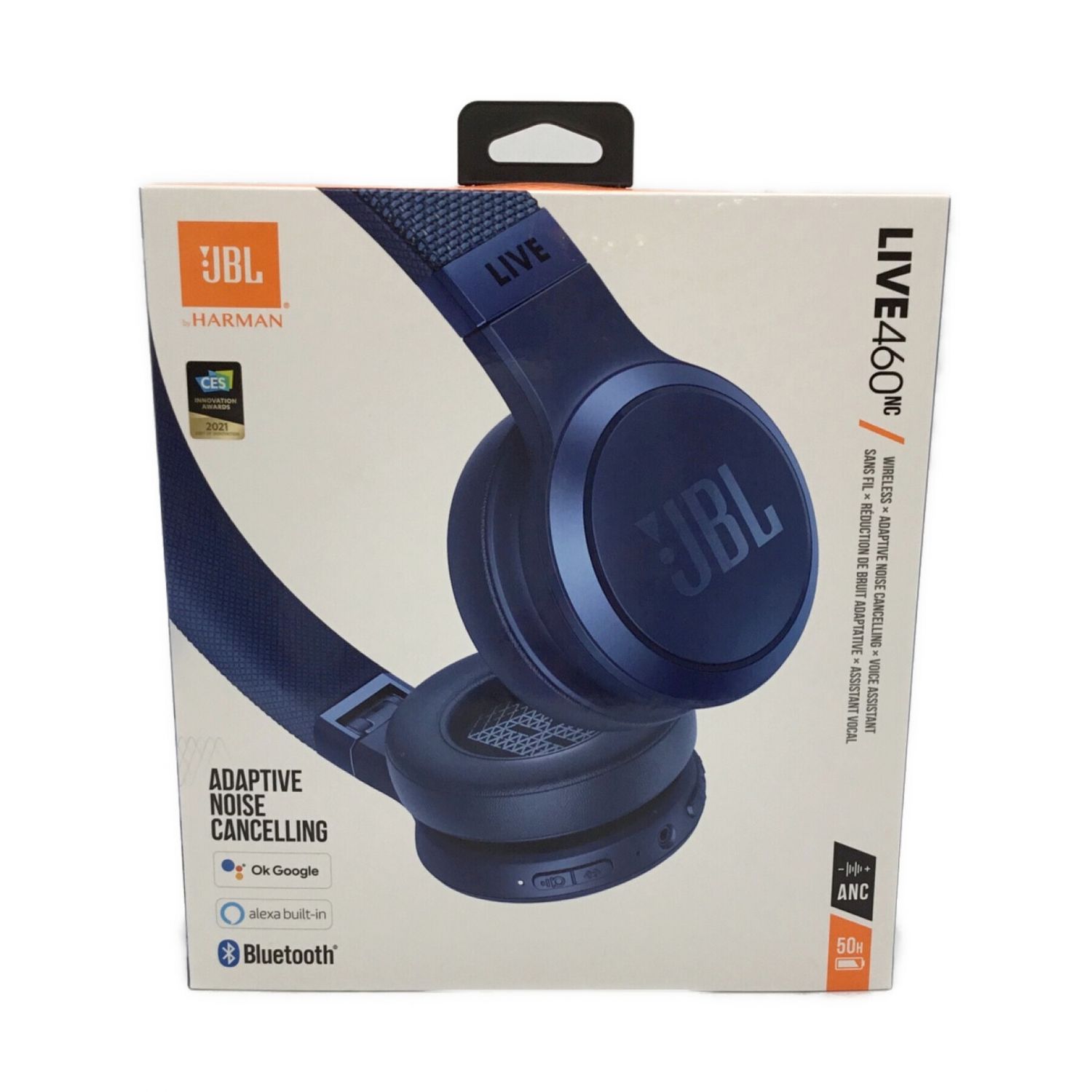 JBL (ジェービーエル) Bluetoothヘッドホン LIVE460NC CS0503