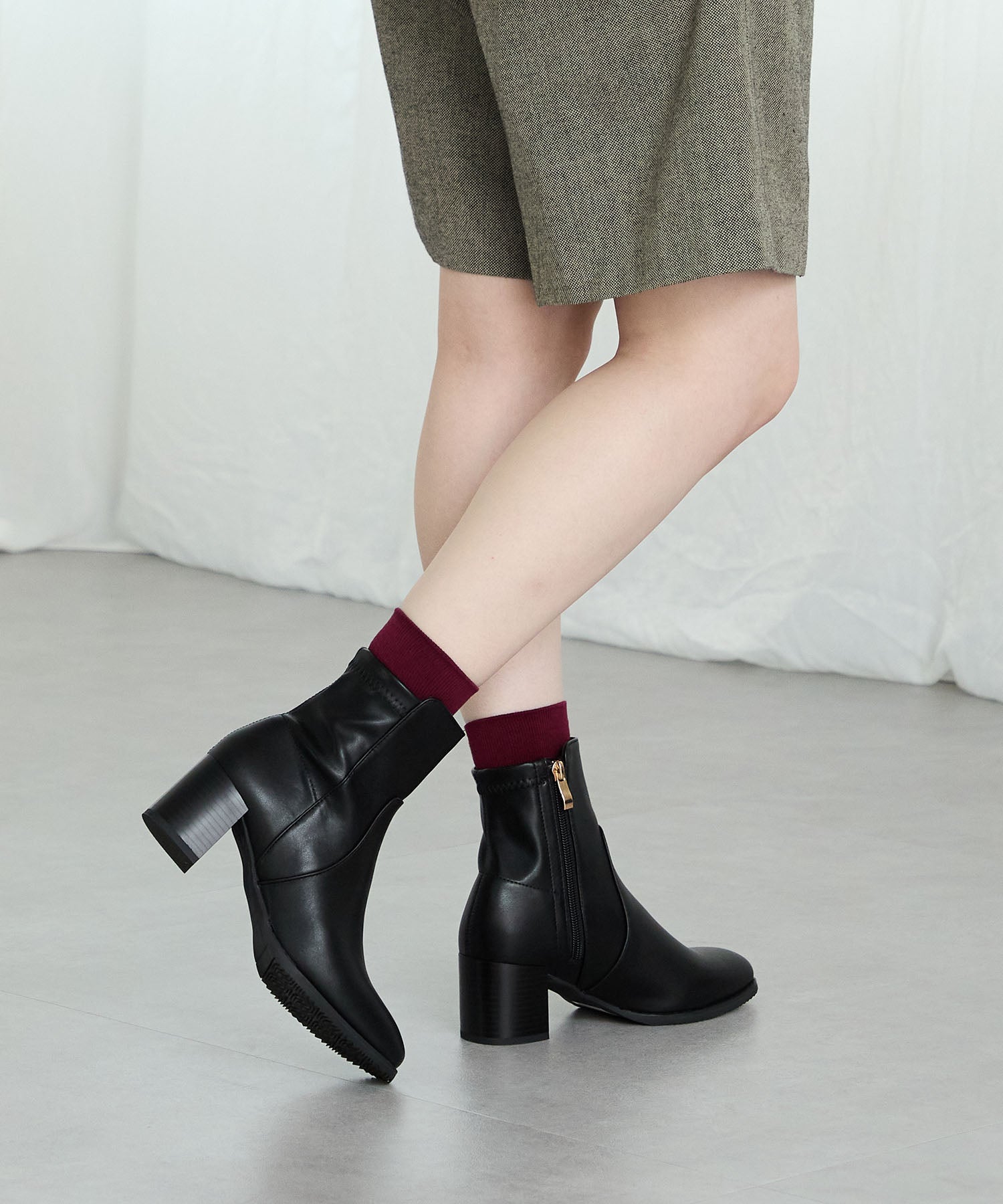 新色追加】チャンキーヒールミドルブーツ/31408 – ORIENTALTRAFFIC