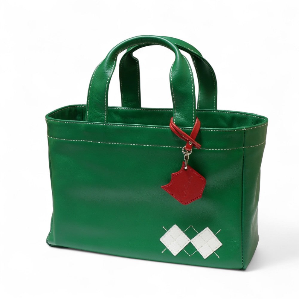 ラウンド トート バッグ イリアック ゴルフ Iliac Golf 本革 グリーン