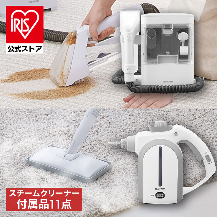 2点セット]リンサークリーナー RNS-300+スチームクリーナー STP-102