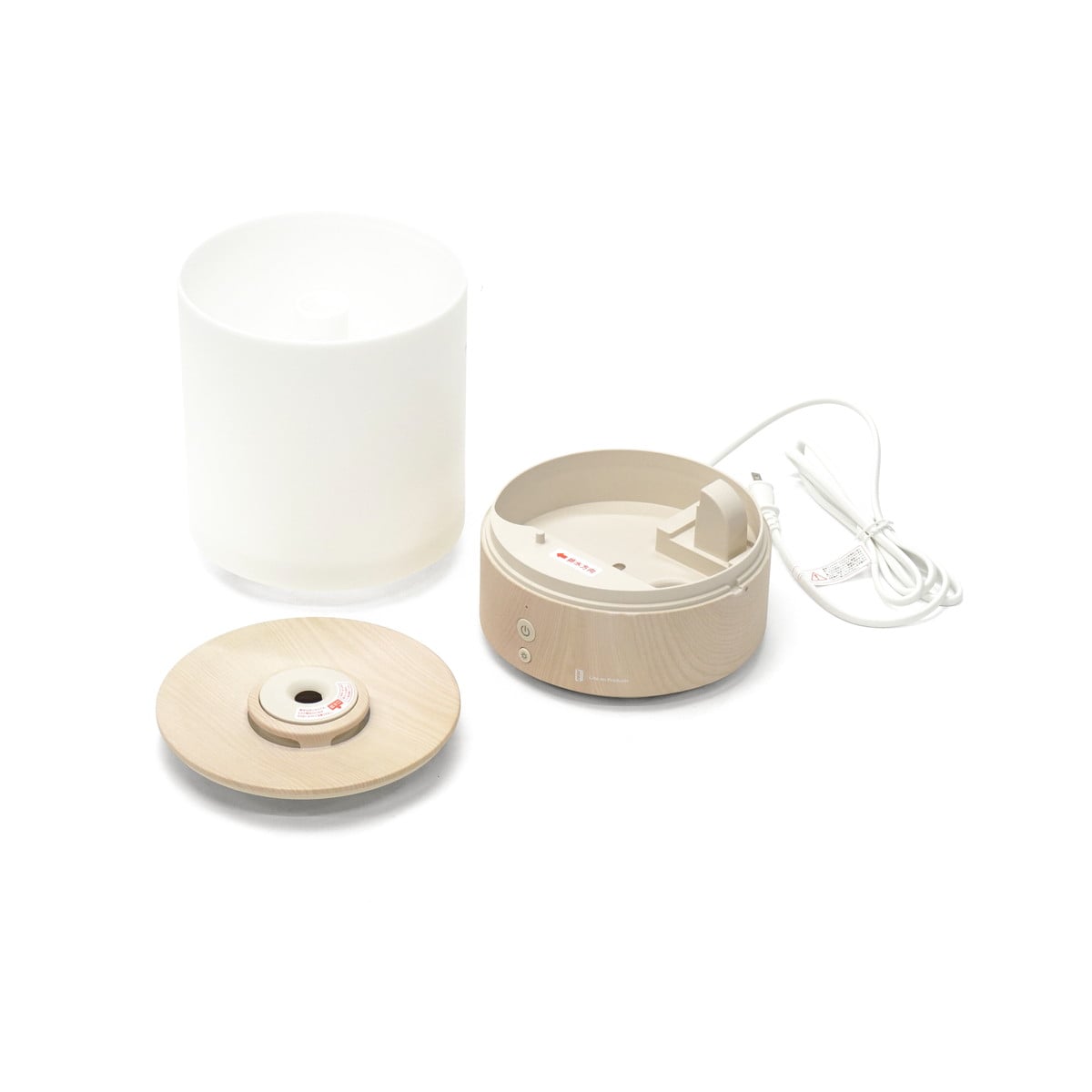 正規品1年保証 ライフオンプロダクツ 加湿器 寝室 小型 超音波式 超