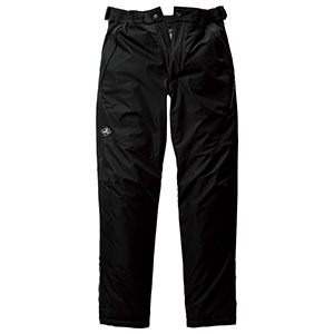 防水防寒パンツ ユニセックス 7622－35 ブラック （S～XL
