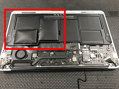 MacBook Air 11のバッテリー交換 膨張、修理 | 液晶修理センター