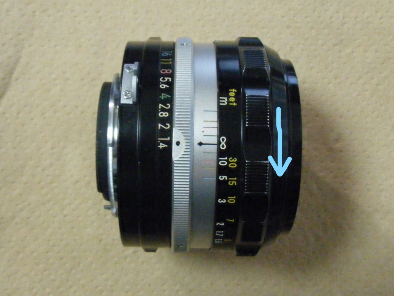 Nikon NIKKOR-S C Auto 50mm F1.4 ジャンクレンズ分解修理: ねこの空中散歩