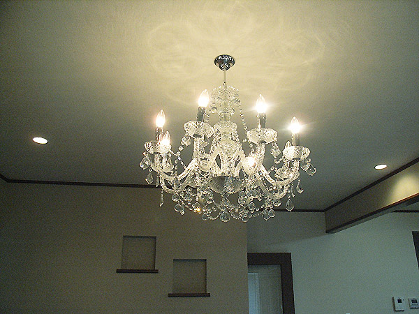 LA LUCE】アスフールクリスタルシャンデリア【豪華版】8灯(W660×H640mm