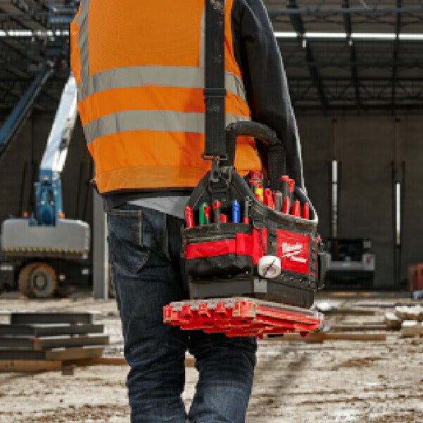 日本正規品 ミルウォーキー PACKOUT ベルト付き10インチタフトート