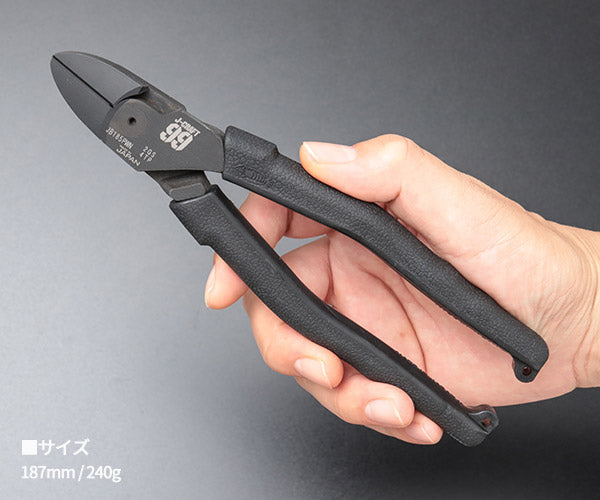 ロブテックス J-CRAFT99 パワーニッパー JB185PWN 全長187mm 強力