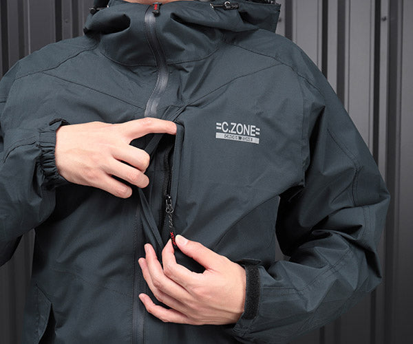 ジーベック C.ZONE 32000-19-LL レインウェア 上下セット ディープ