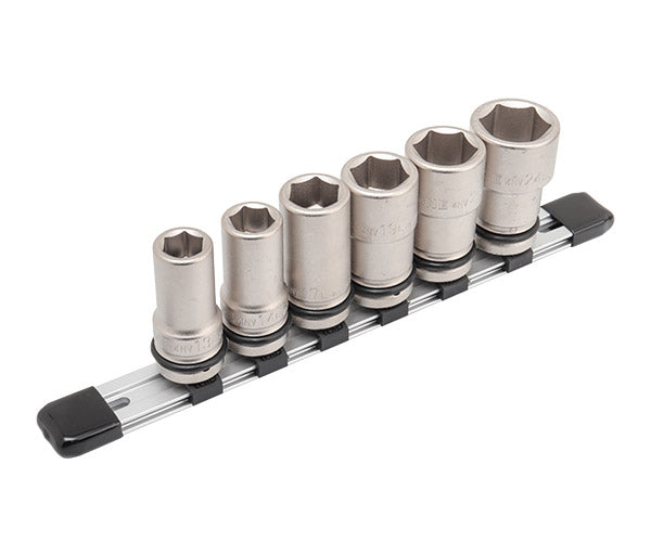 TONE インパクト用ロングソケットセット 6点 ホルダー付 hnv406l