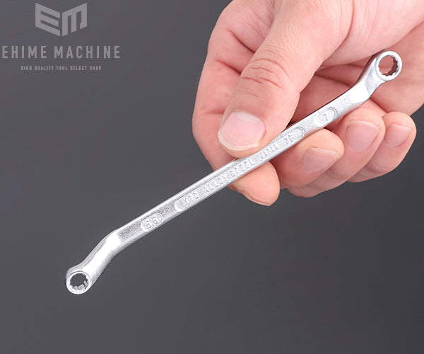 KTC ロングめがねレンチ 45度 m25-5o5x7【エヒメマシン】