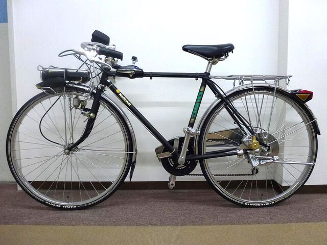 カンチブレーキ】クロモリバイクなのにディスクブレーキにするんですか