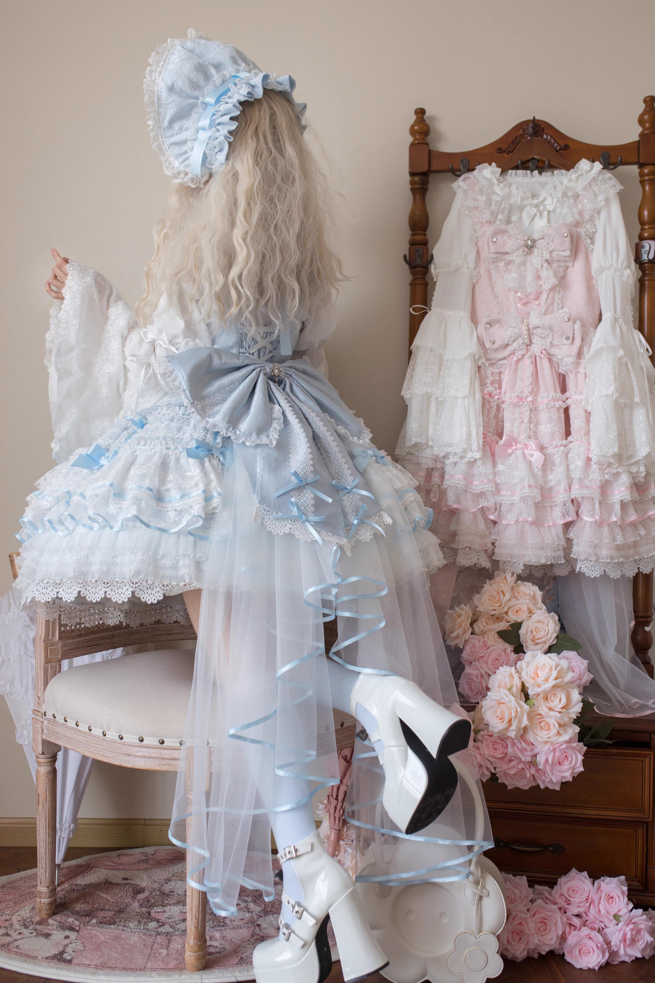 Praying Star ジャンパースカート【Flower Banquet】 – Epetice