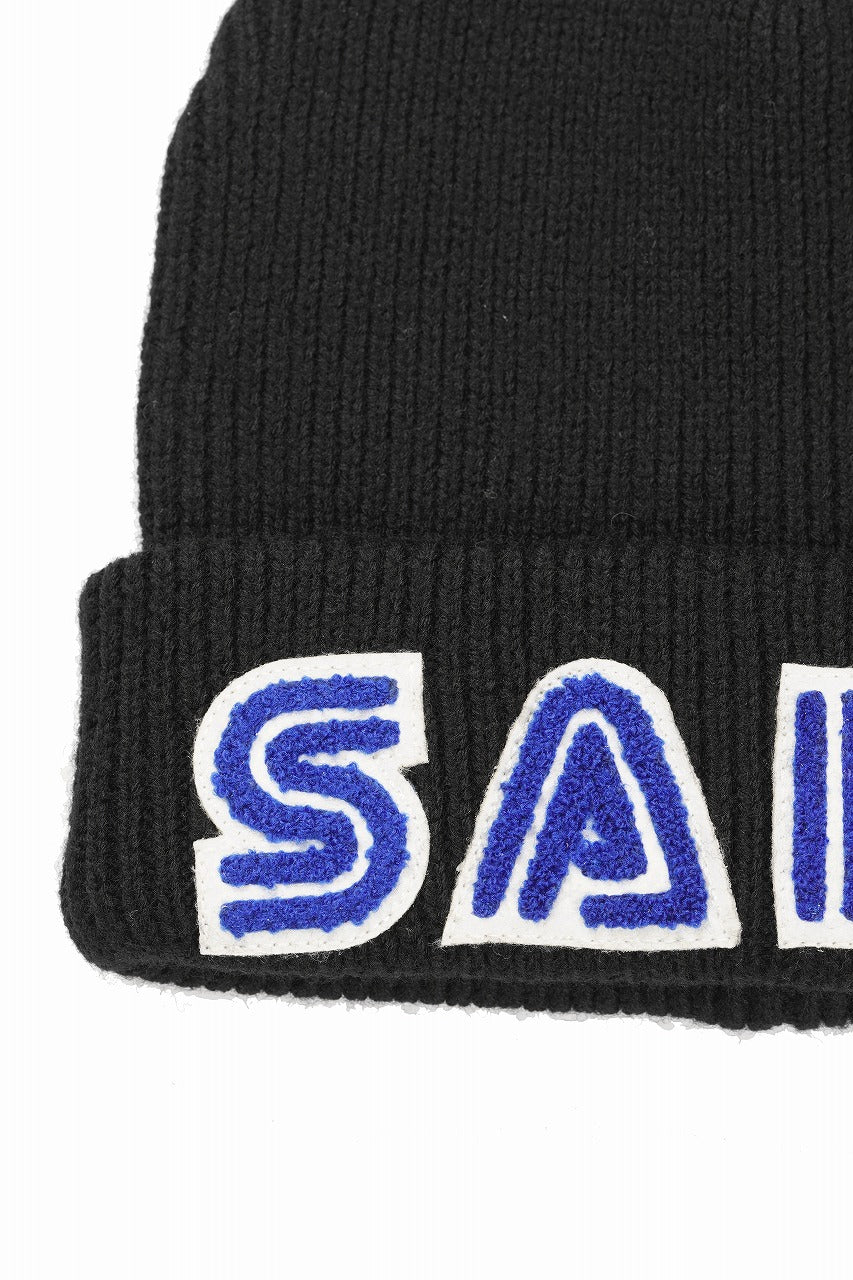 SAINT Mxxxxxx x SEGA SG_KNIT CAP / SAINT SEGA (BLACK) – ETERNAL