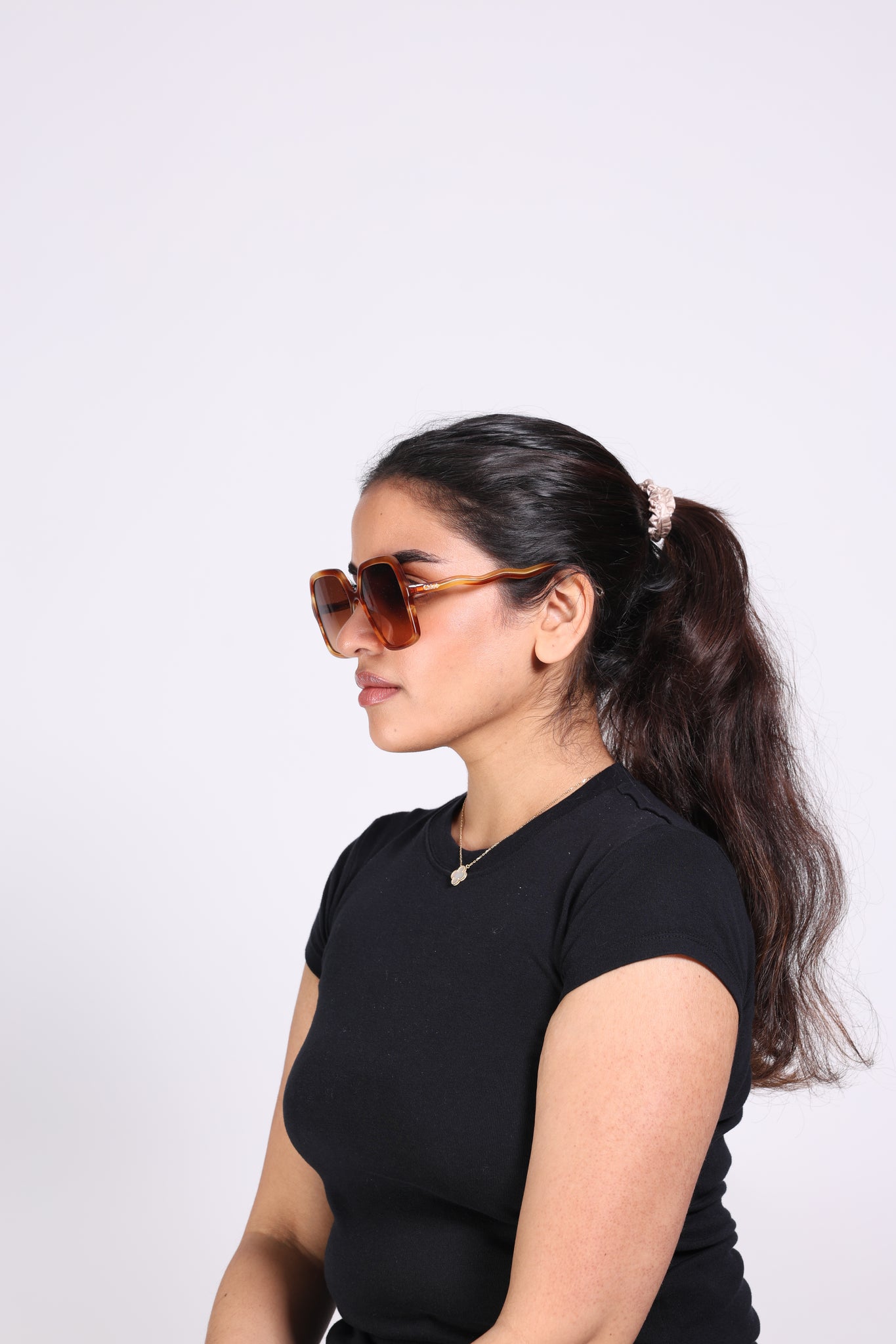 Chloé - Zelie - Ethical Square Sunglasses - CH0086S 002 - Blonde