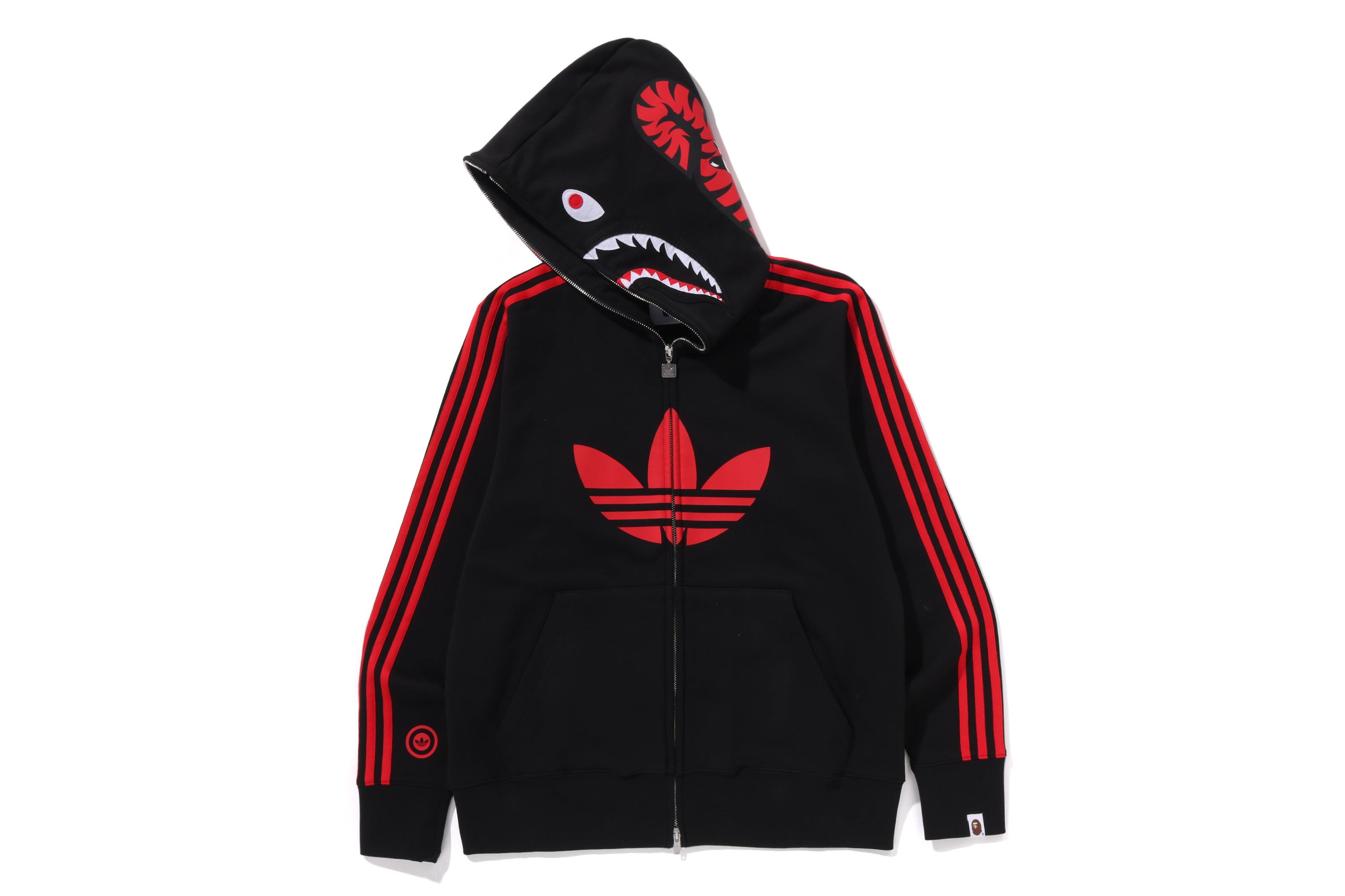 BAPE X ADIDAS - SHARK FULL ZIP HOODIE – eu.bape.com