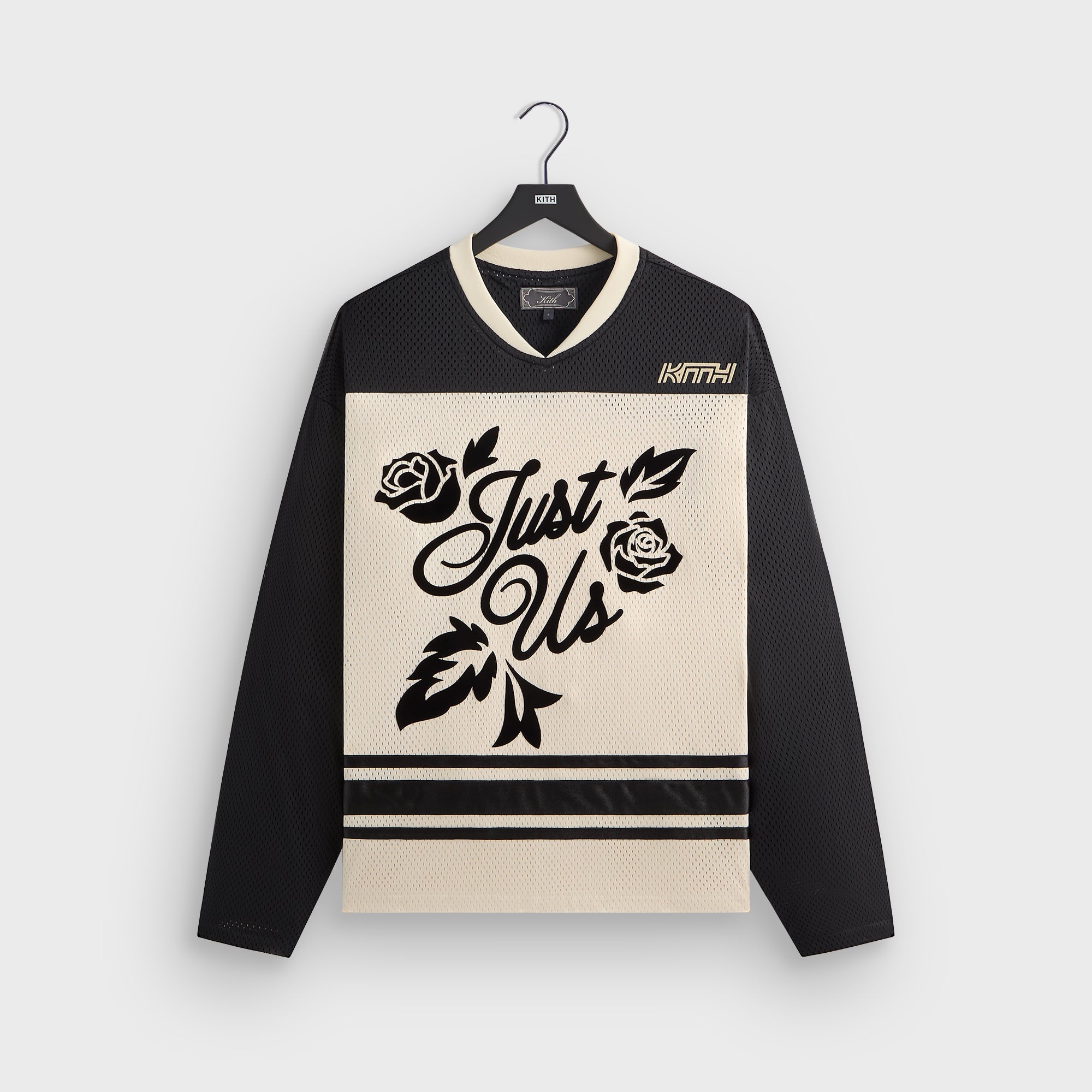 Kith Malik Long Sleeve Mesh Jersey - Sandrift – Kith Europe