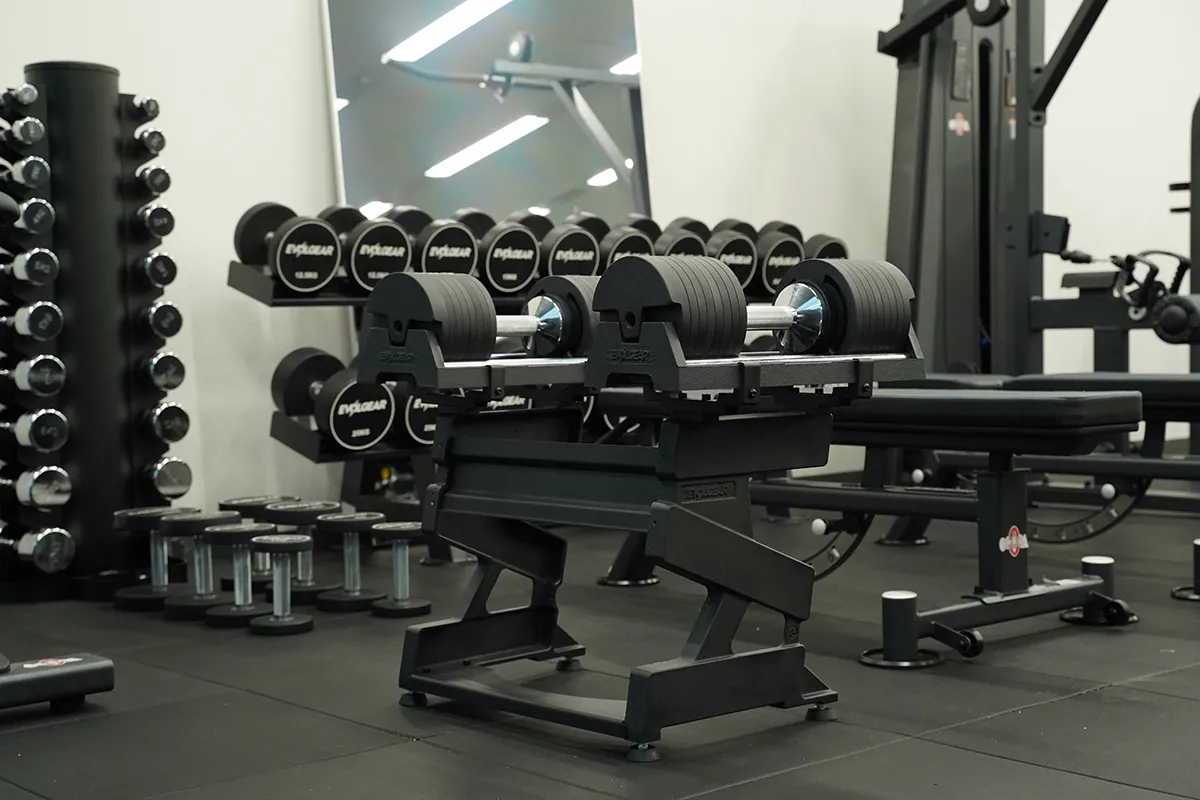 アジャスタブルダンベル｜ホームジムに最適な省スペース設計｜EVOLGEAR