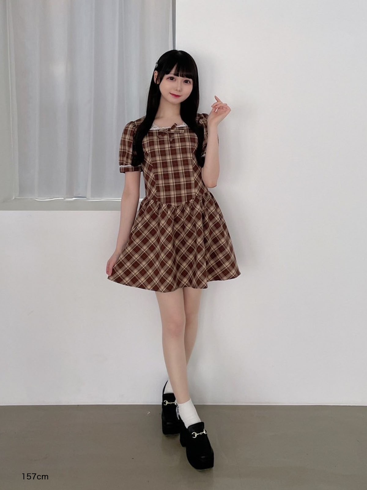 スクエアネックフレアワンピース｜evelyn（エブリン）公式通販サイト