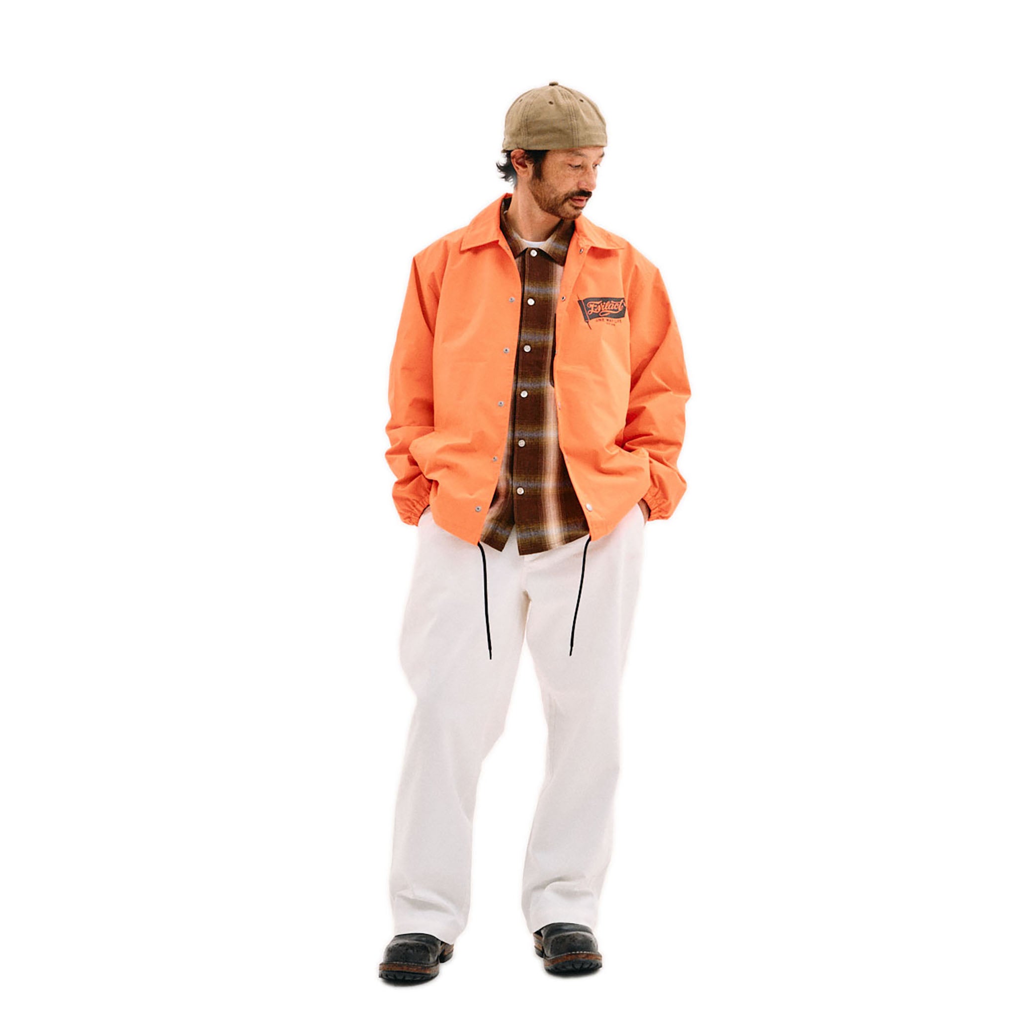 EVILACT FLAG WIND BREAKER orange | EVILACT (イーブルアクト