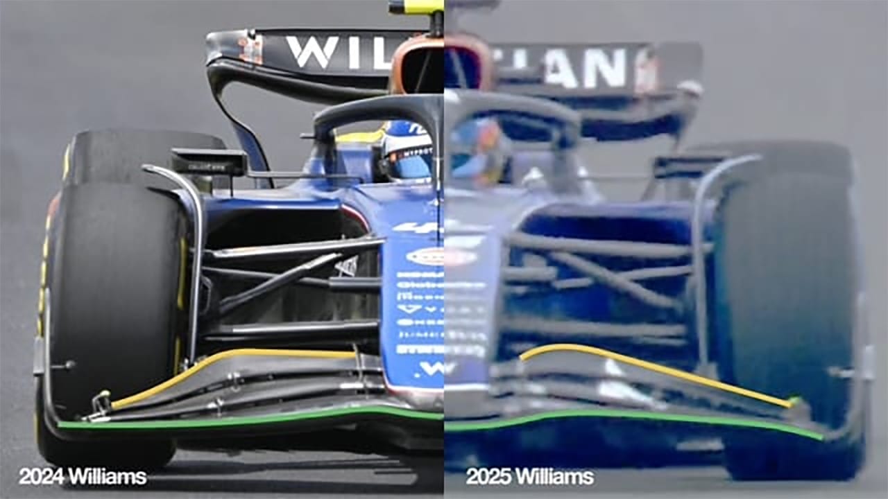 ウィリアムズ 2025年F1マシン『FW47』でリアにメルセデスの最新