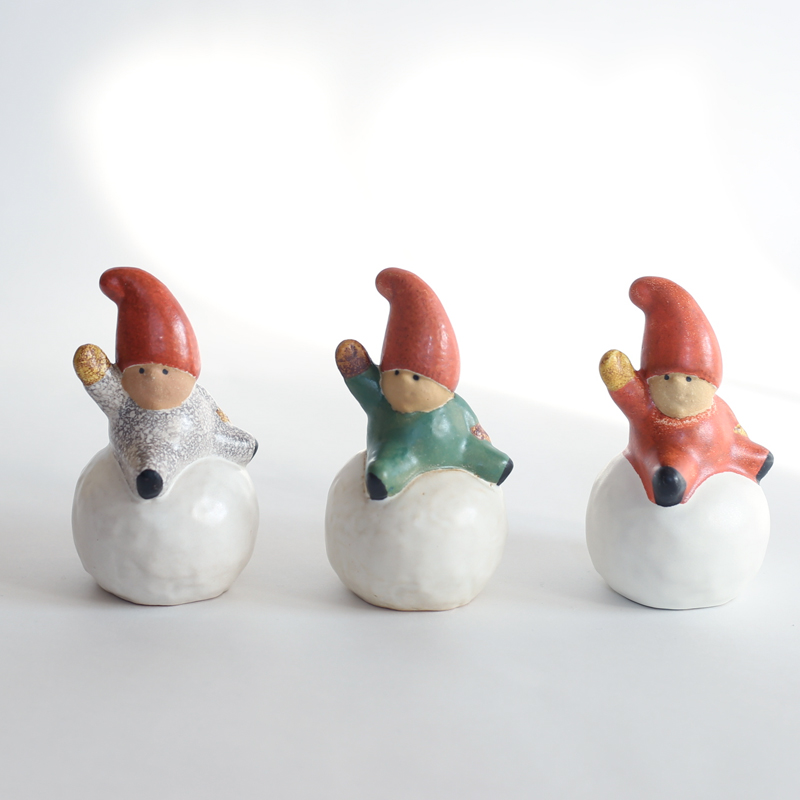 Lisa Larson(リサラーソン) オブジェ スノーボールトムテの通販