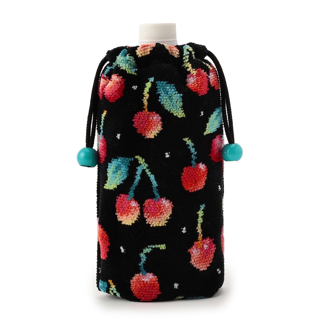 チェリードット ボトルポーチ L/CRD-253045(ブラック): LOVERARY BY