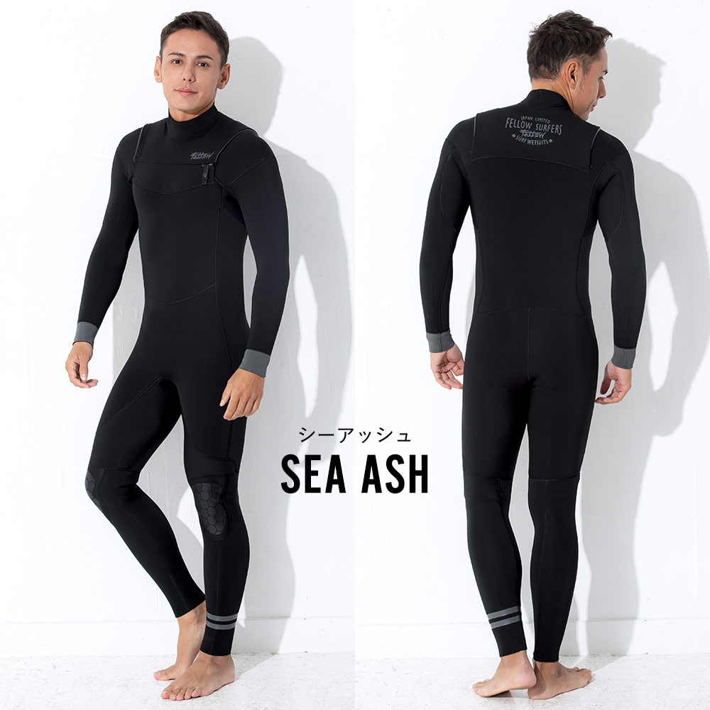 FELLOW メンズ フルスーツ チェストジップ 3mm M～XXL 全5色 | FELLOW