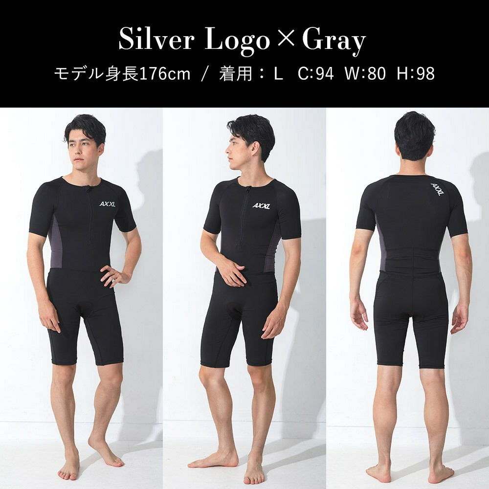 AXXL SUITS メンズ トライアスロン トライスーツ 半袖 S～XXL 全2色