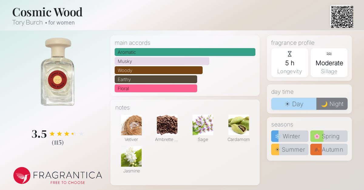 Cosmic Wood Tory Burch perfume - a fragrance for women 2022