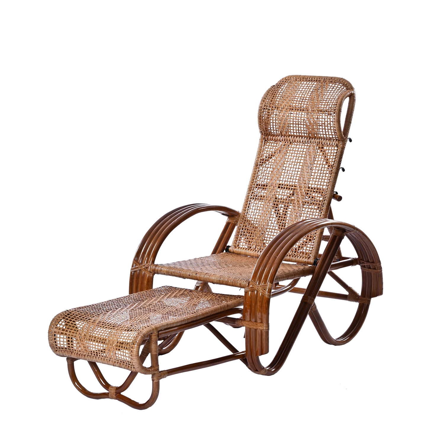 M707HR ラタン リクライニングチェア | 【SR-net】Sunflower Rattanの