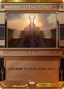 Foil】《暗黒の儀式/Dark Ritual》[MPS2] 黒R | 日本最大級 MTG通販