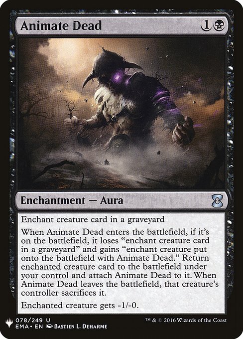 Foil】《動く死体/Animate Dead》[ジャッジ褒賞] 黒 | 日本最大級 MTG