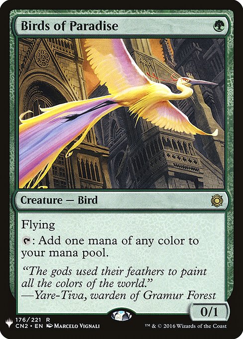 092)《極楽鳥/Birds of Paradise》[SLD] 緑R | 日本最大級 MTG通販