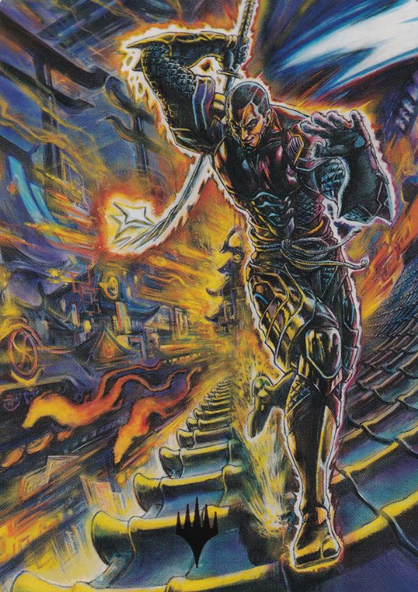 ロシア語 漆月魁渡 ボーダーレスFOIL 神河:輝ける世界 MTG MTG □金