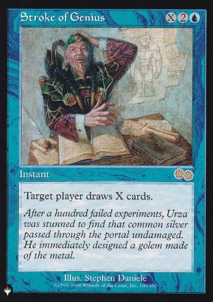 Foil】《天才のひらめき/Stroke of Genius》(ジャッジ褒賞)[USG-P] 青