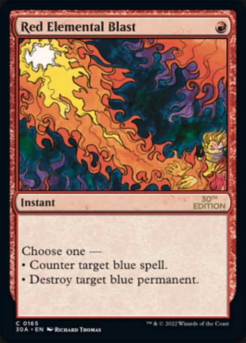 赤霊破/Red Elemental Blast》[30A] 赤C | 日本最大級 MTG通販サイト