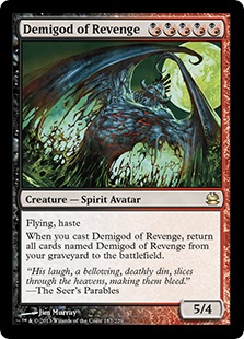 復讐の亜神/Demigod of Revenge》[SHM] 金R | 日本最大級 MTG通販