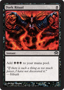 暗黒の儀式/Dark Ritual》[5ED] 黒C | 日本最大級 MTG通販サイト