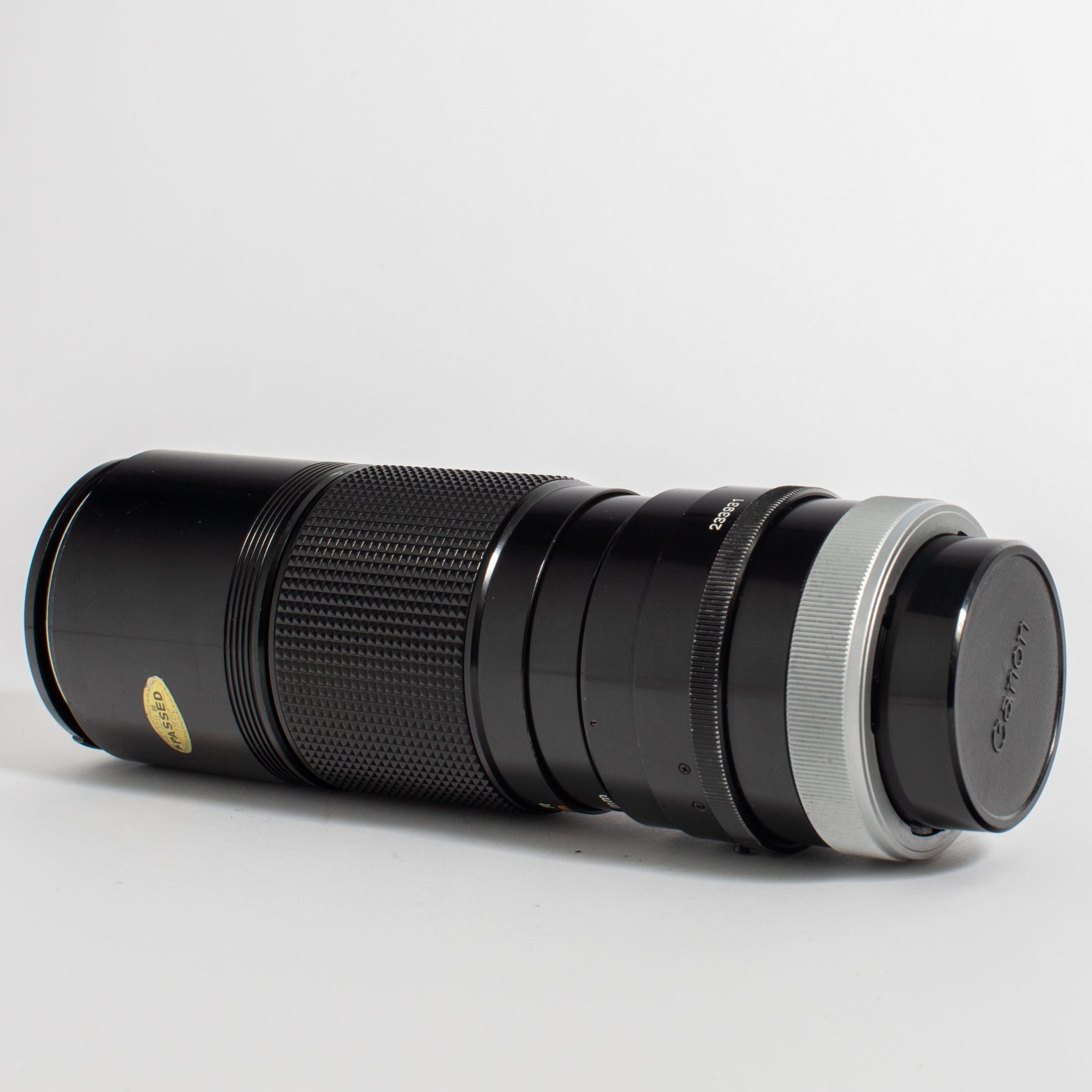 Canon AE-1 with 50mm FD f/1.8 Lens and Canon FD 100-200mm f/5.6