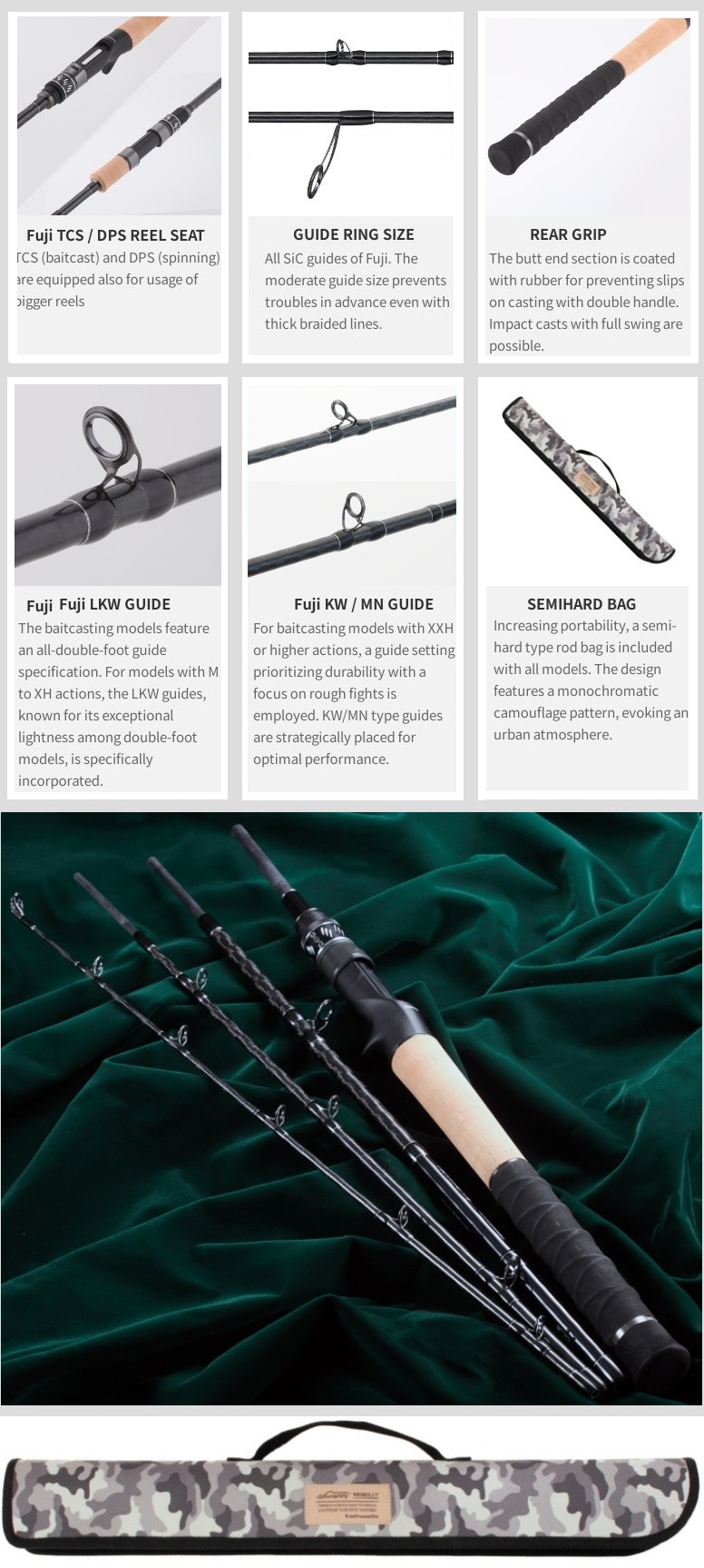 TAILWALK Namazon Mobilly S704H Rods buy at Fishingshop.kiwi