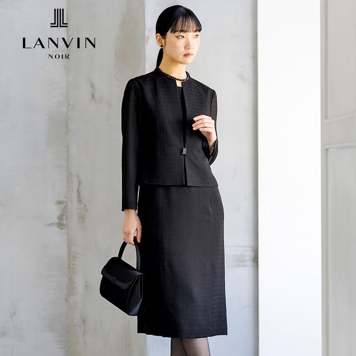 絡み織｜シルク100％のジャカードワンピース 9号・ブラック｜東京